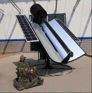 Solaranlage für Beleuchtung und Kochen
